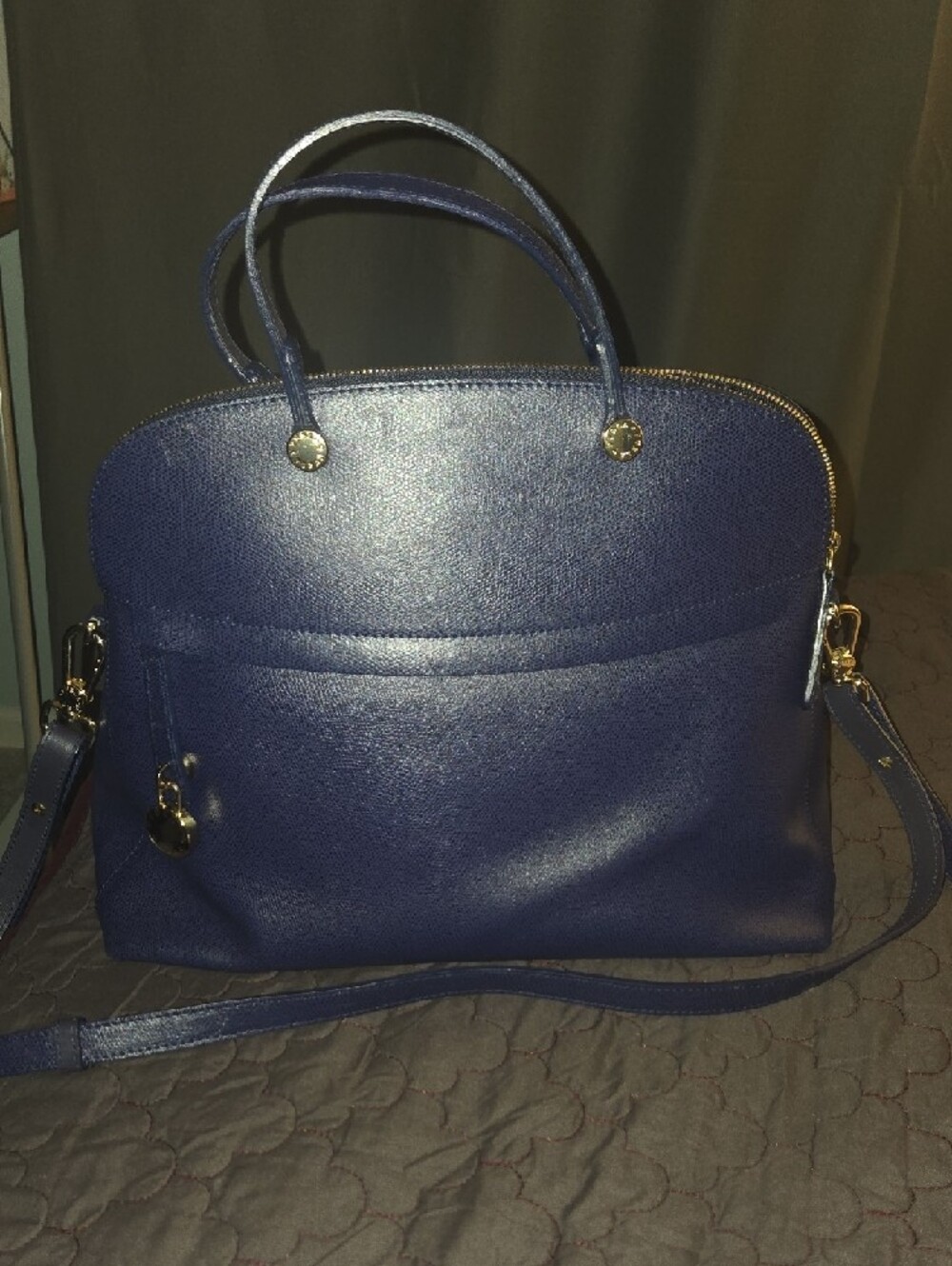 🖤 Furla Black Pebbled Leather Satchel/Crossbody -Open To Reasonable Offers 🖤